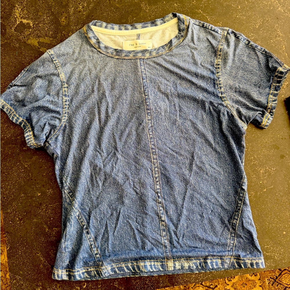 Rag & Bone Miramar jersey baby tee